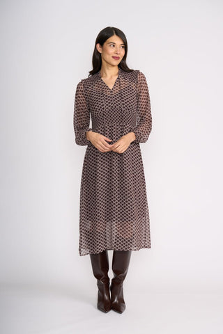 Foil Tinder Twirl Dress - Deco | Pink Poppies