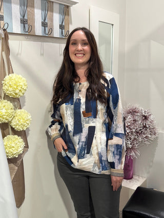 Foil Trouser Holey Moley - Dark Sage | Pink Poppies