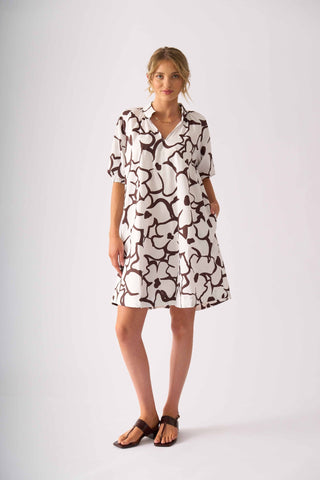 Foil Up & Coming Dress - Upsa Daisy | Pink Poppies