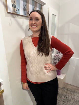 Foil Vest Intentions Vest - Pearl | Pink Poppies