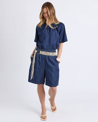 Foxwood Kamila Short Top Dark Indigo [sz:size 10]