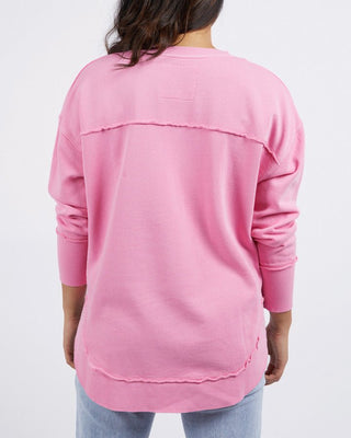 Foxwood Simplified Crew - Bubblegum Pink | Pink Poppies