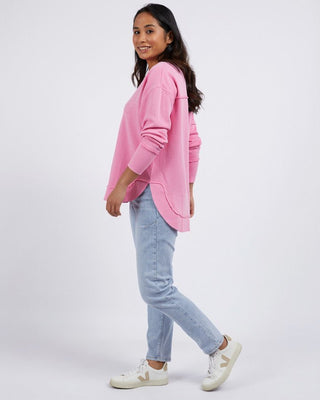 Foxwood Simplified Crew - Bubblegum Pink | Pink Poppies