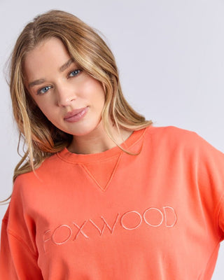 Foxwood Simplified Crew - Orange Red | Pink Poppies