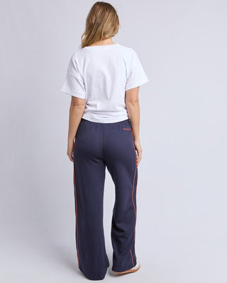 Foxwood Traveller Pant - Navy/orange | Pink Poppies