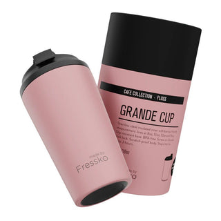 Fressko Grande Cup 475ml Floss | Pink Poppies