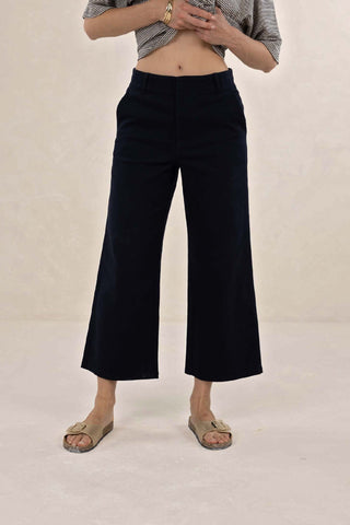 Humidity Margo Drill Pant - Navy [sz:size 8]