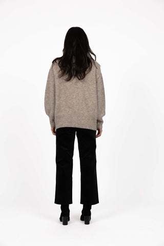 Humidity Riley Knit Cardi - Hazelnut | Pink Poppies