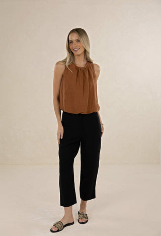Humidity Samara Top - Tobacco [sz:size 8]