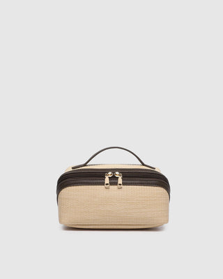 Louenhide Ellis Makeup Bag - Natural Chocolate