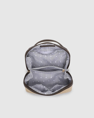 Louenhide Ellis Makeup Bag - Natural Chocolate