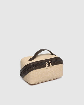 Louenhide Ellis Makeup Bag - Natural Chocolate