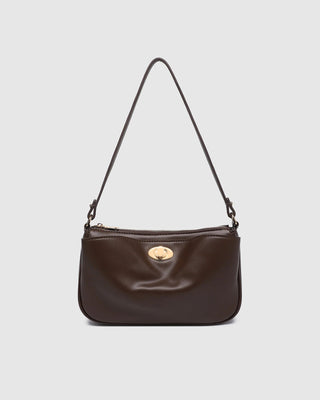 Louenhide Greta Shoulder Bag - Chocolate