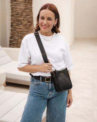Louenhide Parker Phone Crossbody - Black