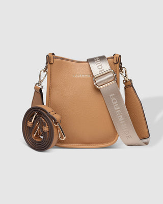 Louenhide Parker Phone Crossbody - Camel | Pink Poppies
