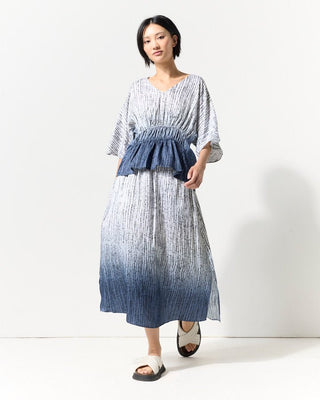 Marco Polo Gathered Sleeve Ombre Skirt [sz:size 8]