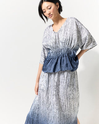 Marco Polo Gathered Sleeve Ombre Top [sz:size 8]