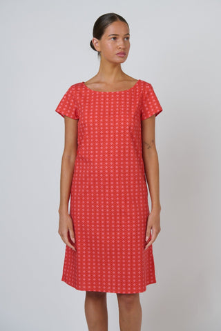 Naturals By O&j  A-line Poplin Dress – Cannage [sz:small]