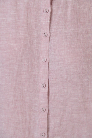 Naturals By O&j Blouse 3/4 Sleeve - Radish | Pink Poppies