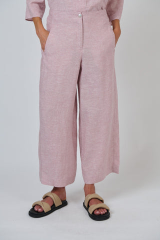 Naturals By O&j Trouser - Radish | Pink Poppies