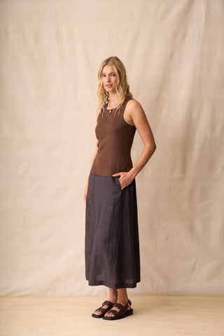Neris Harper Skirt - Hazel | Pink Poppies