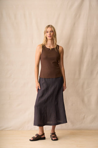 Neris Harper Skirt - Hazel | Pink Poppies
