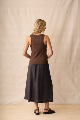 Neris Harper Skirt - Hazel | Pink Poppies