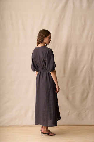 Neris Mia Dress Hazel | Pink Poppies