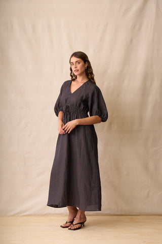 Neris Mia Dress Hazel | Pink Poppies