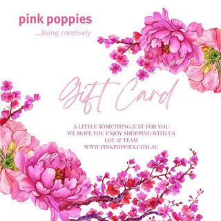 Pink Poppies Gift Card - Pink Poppies 