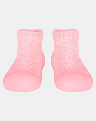 Toshi Organic Hybrid Walking Socks Dreamtime Footsteps - Carmine [sz:kids Shoe 3]