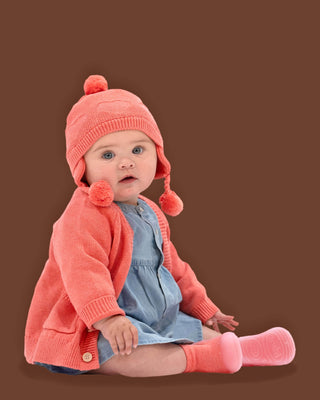 Toshi Organic Hybrid Walking Socks Dreamtime Footsteps - Paprika [sz:kids Shoe 3]