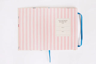 Cath Kidston A5 Notebook Butterflies - Pink Poppies 