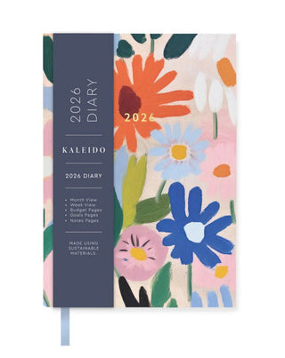 Kaleido A6 2026 Diary Gouache Floral