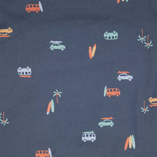 Toshi Baby Romper Nomad Malibu - Pink Poppies 