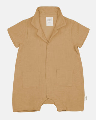 Toshi Romper Sammy - Driftwood [sz:baby 0]
