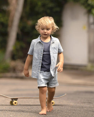 Toshi Tee Dreamtime Moonlight Logo [sz:baby 0]