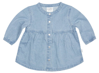 Toshi Dress Denim Long Sleeve - Brumby [sz:baby 00]