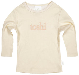Toshi Dreamtime Organic Tee Long Sleeve - Feather [sz:baby 00]