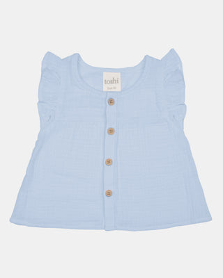 Toshi Top Frilled Sammy - Dusk [sz:baby 00]