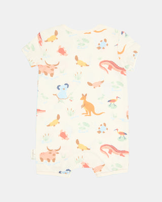 Toshi Onesie Ss Banjo - Kakadu Dawn [sz:baby 00]