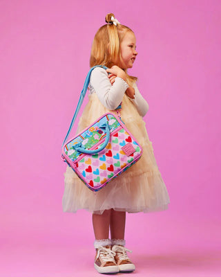 Somewhere Co Mini Lunch Case - Rainbow Garden