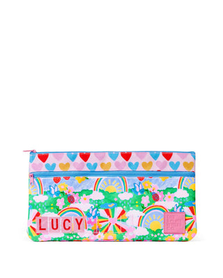 Somewhere Co Pencil Case Mini Id - Rainbow Garden
