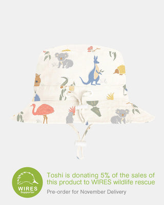 Toshi Sunhat Odyssey Outback [sz:baby Hat Sml 8-24months]