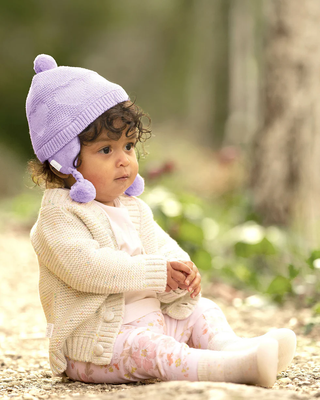 Toshi Earmuff Heart Amethyst [sz:baby Hat Xs Up To 8 Month]