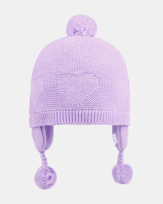 Toshi Earmuff Heart Amethyst [sz:baby Hat Xs Up To 8 Month]