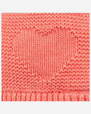 Toshi Organic Earmuff Heart - Paprika [sz:baby Hat Xs Up To 8 Month]