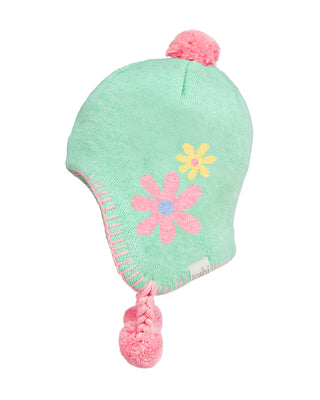 Toshi Organic Earmuff Storytime - Daisy [sz:baby Hat Xs Up To 8 Month]