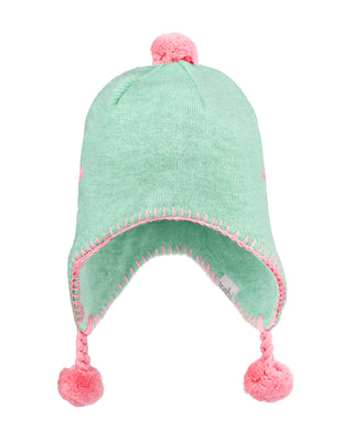 Toshi Organic Earmuff Storytime - Daisy [sz:baby Hat Xs Up To 8 Month]
