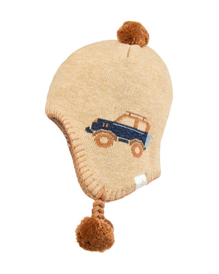 Toshi Organic Earmuff Storytime - High Country [sz:baby Hat Xs Up To 8 Month]